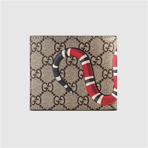 mens snake gucci wallet|Gucci snake wallet inside.